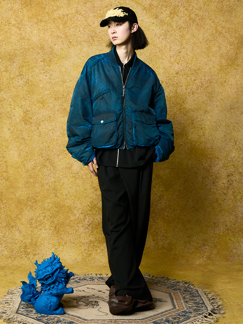 Wide Wool Trousers