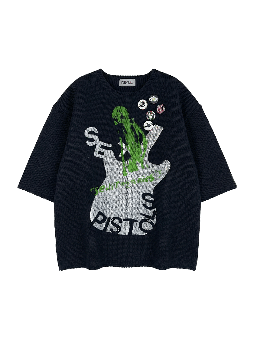 Pullover Guitar Knit