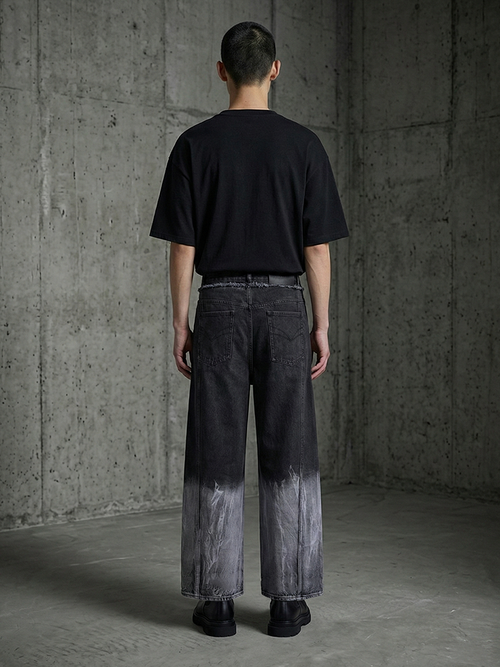 Gradient Denim Pants