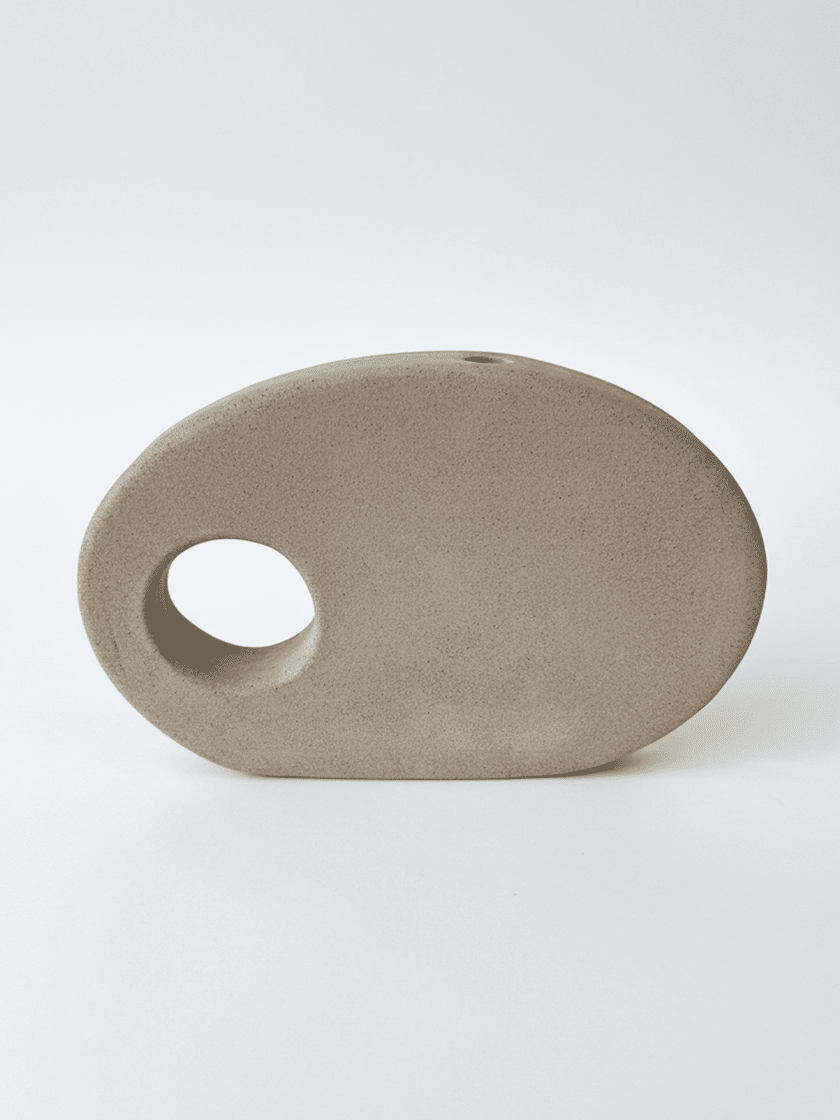 Hollow Pebble Vase