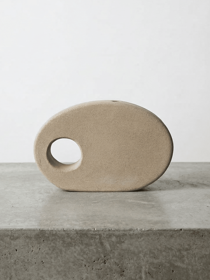 Hollow Pebble Vase