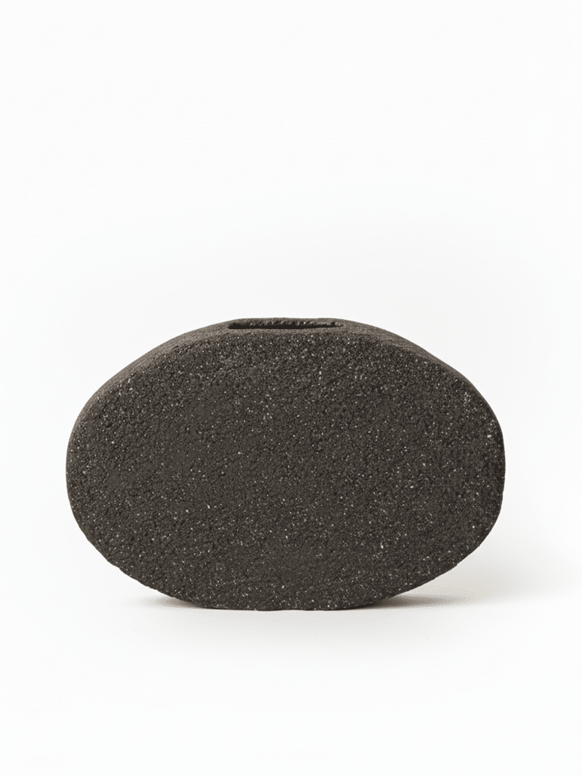Pebble Vase Pepper Black
