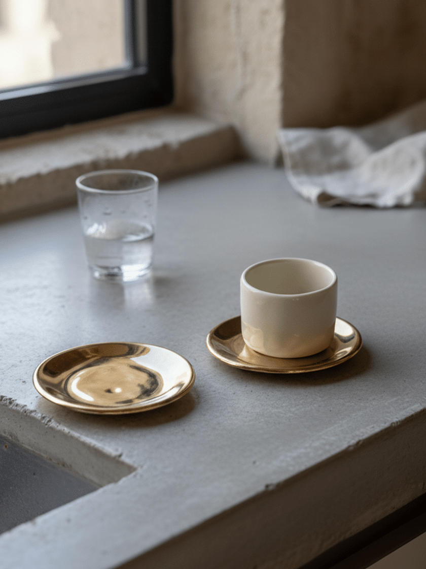 Espresso Cup and Saucer White