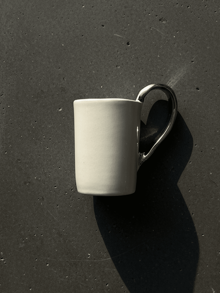 White Platinum Mug