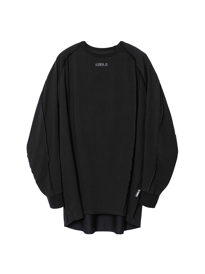 Raw Edge Sculpted Long Sleeve