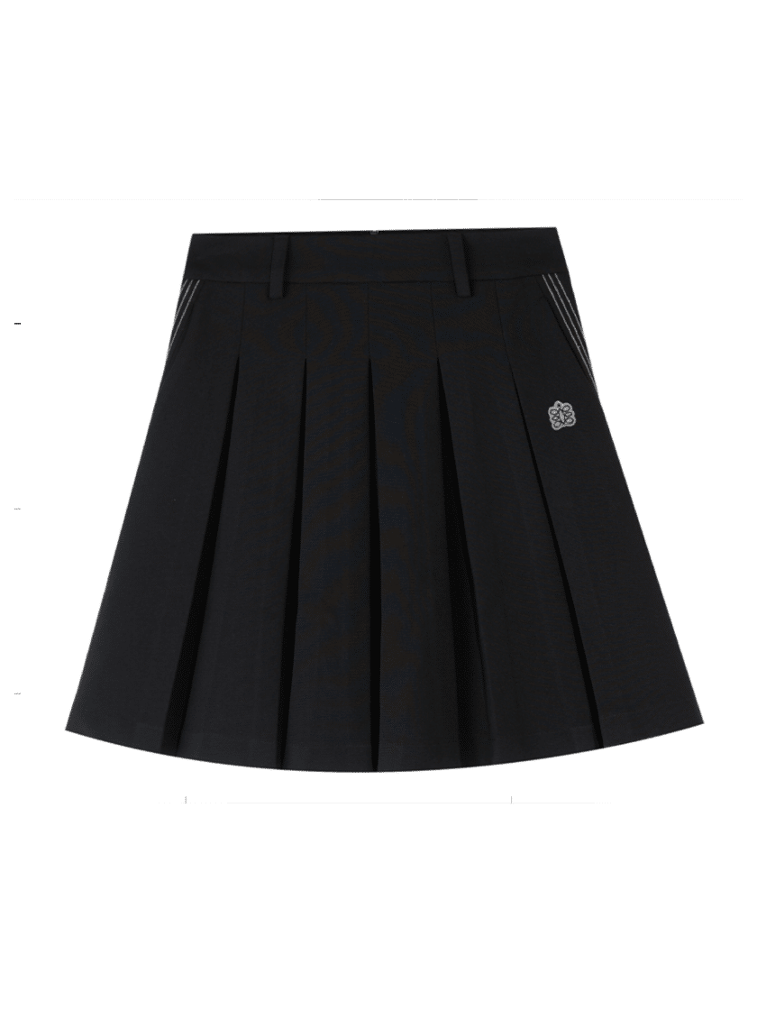 Pleated Short Skirt
