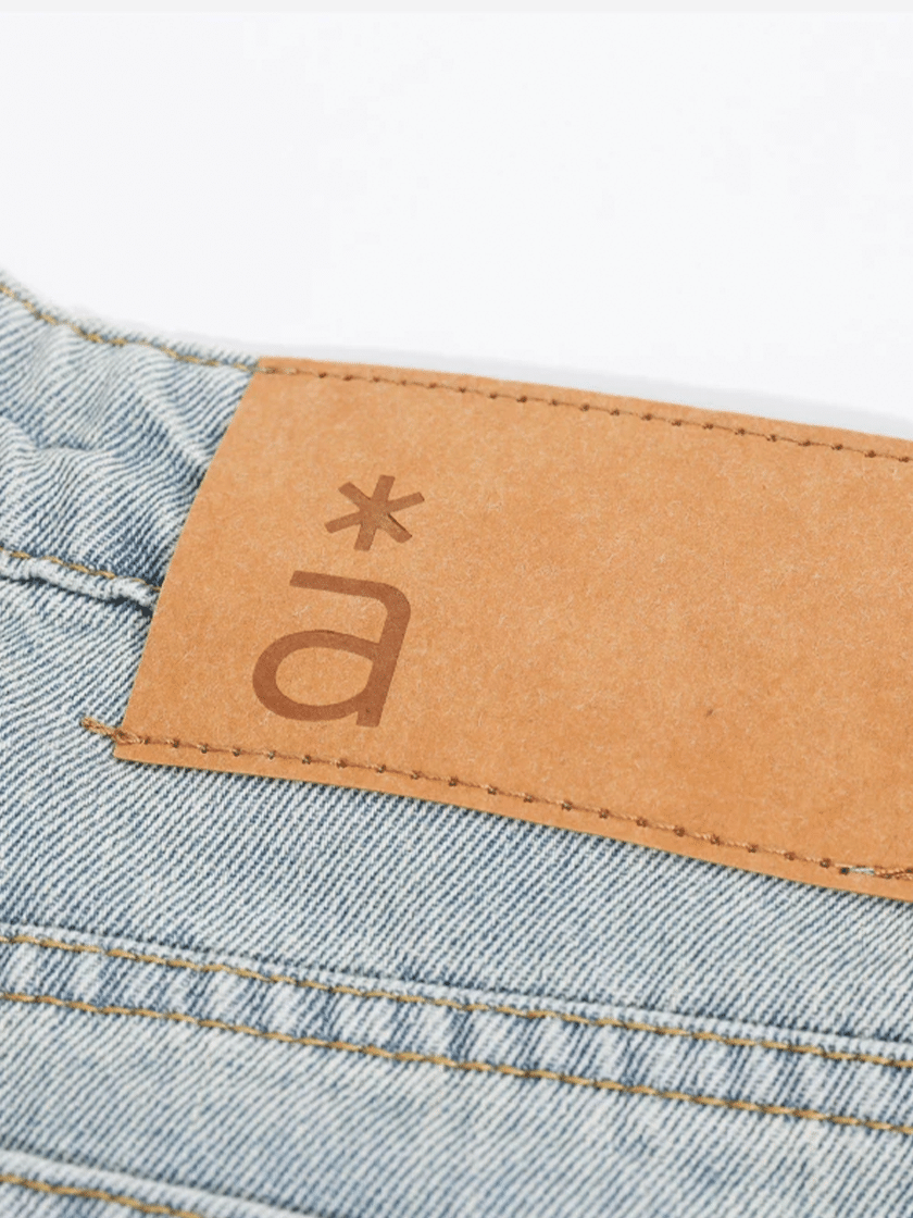 Straight Leg Ice Denim