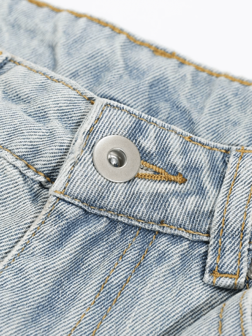 Straight Leg Ice Denim