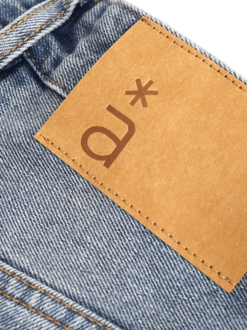 Fringed Wide Denim
