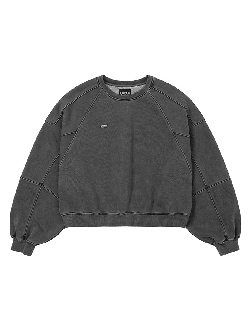 Vintage Panel Cropped Sweatshirt