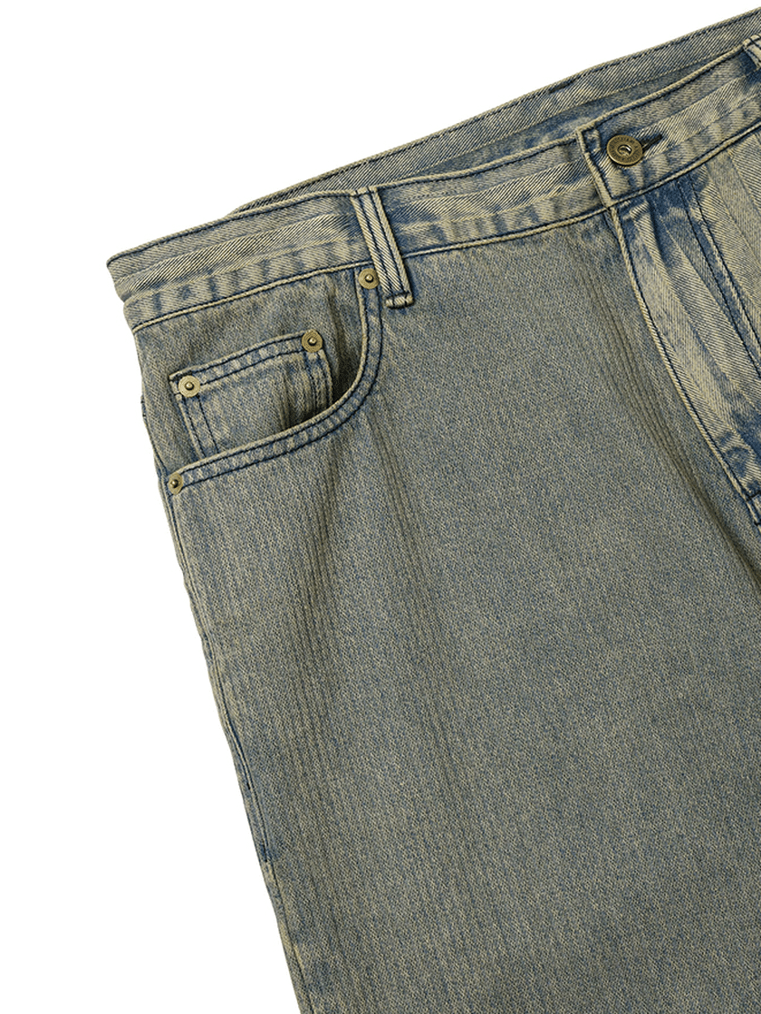 Stripe Contrast Jeans