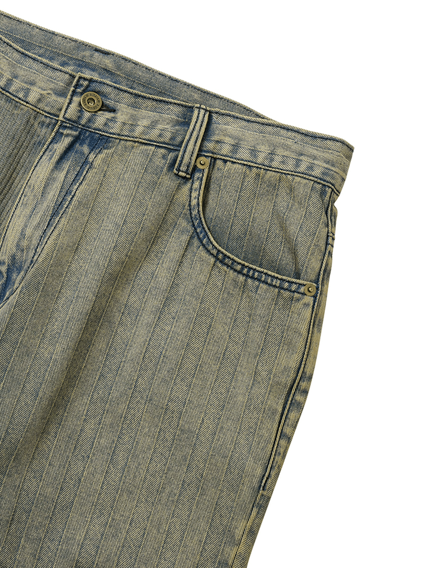 Stripe Contrast Jeans