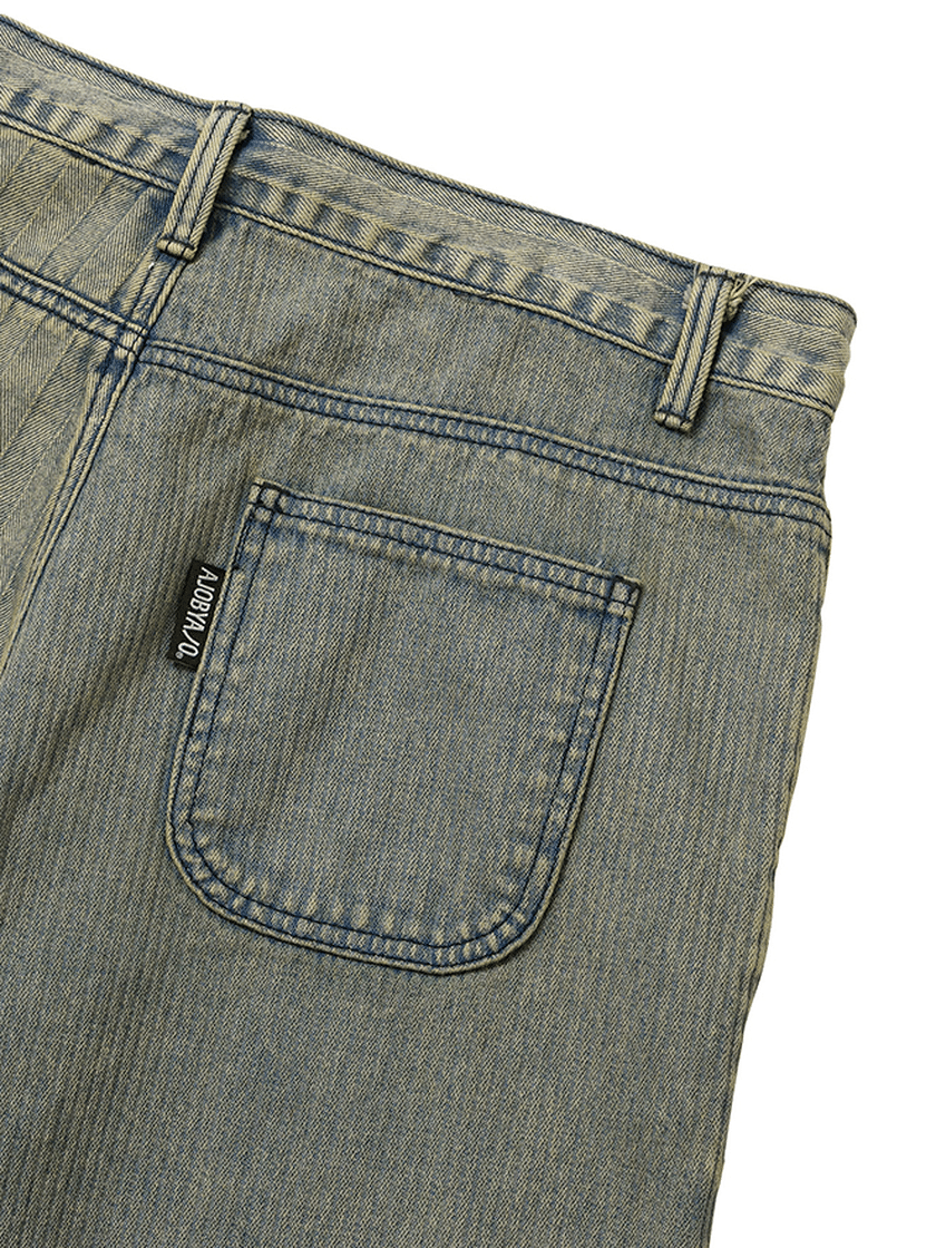 Stripe Contrast Jeans