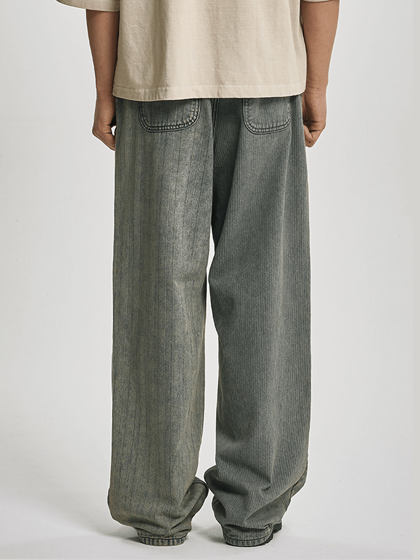 Stripe Contrast Jeans