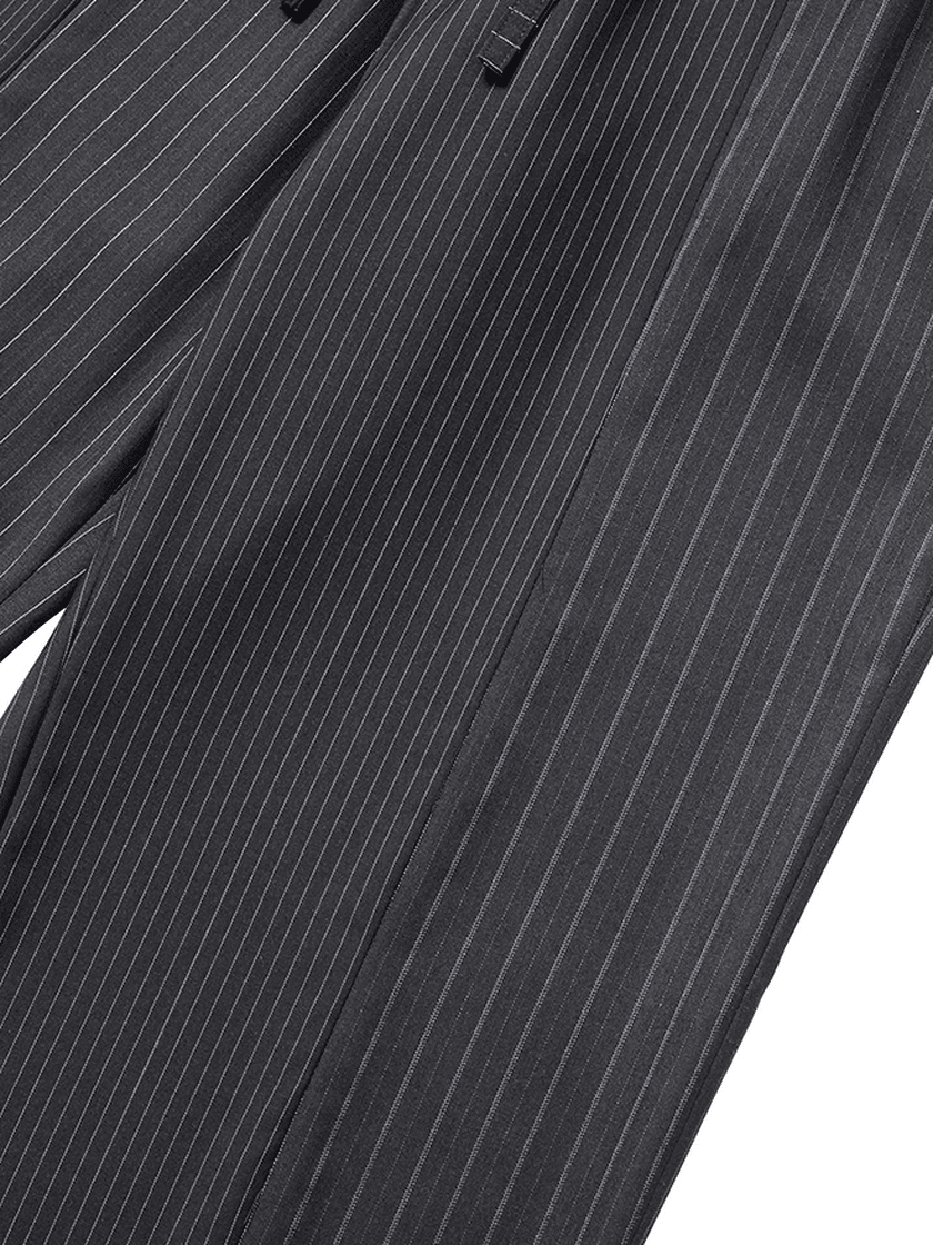 Quad Stripe Pants Black
