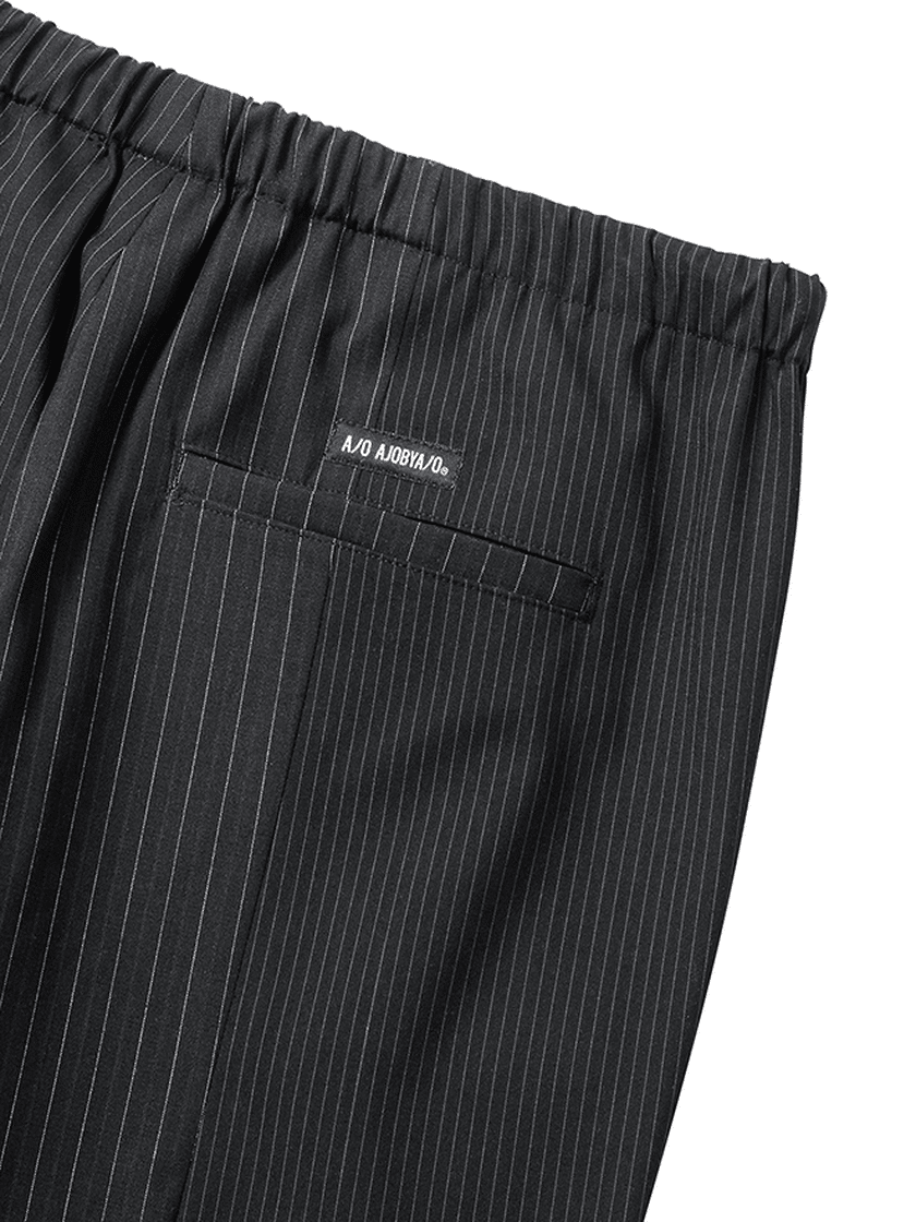 Quad Stripe Pants Black
