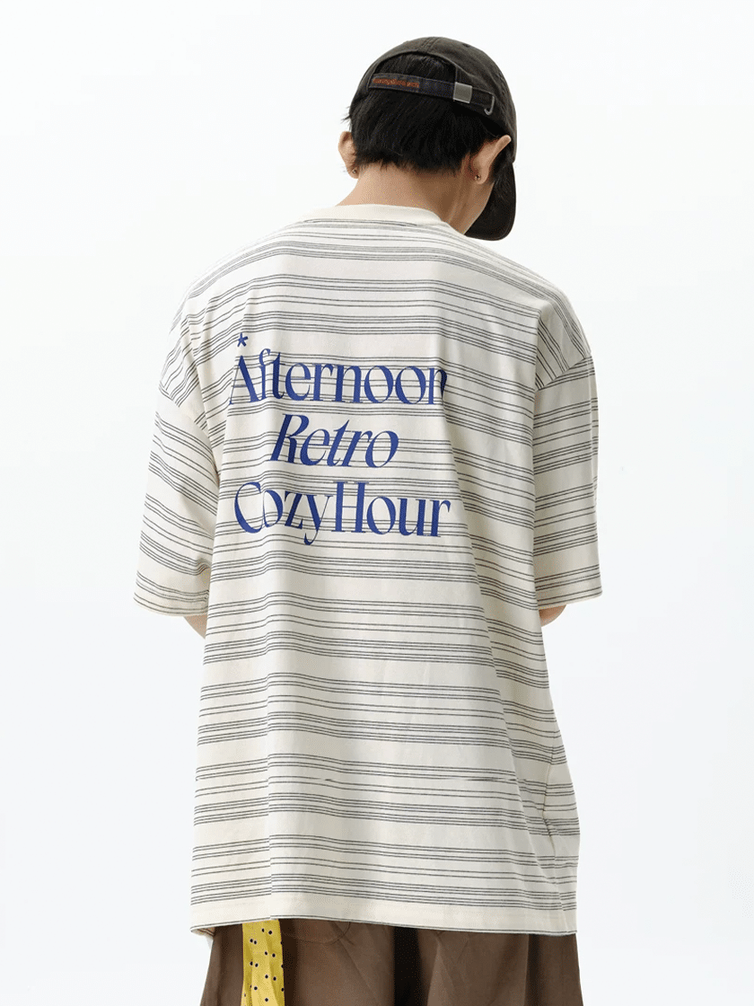 Oversized Striped Tee