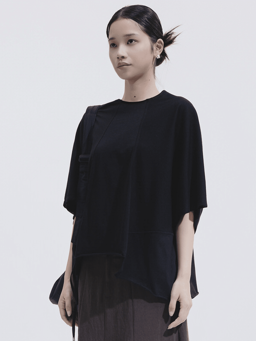 Hexagon Tee Black