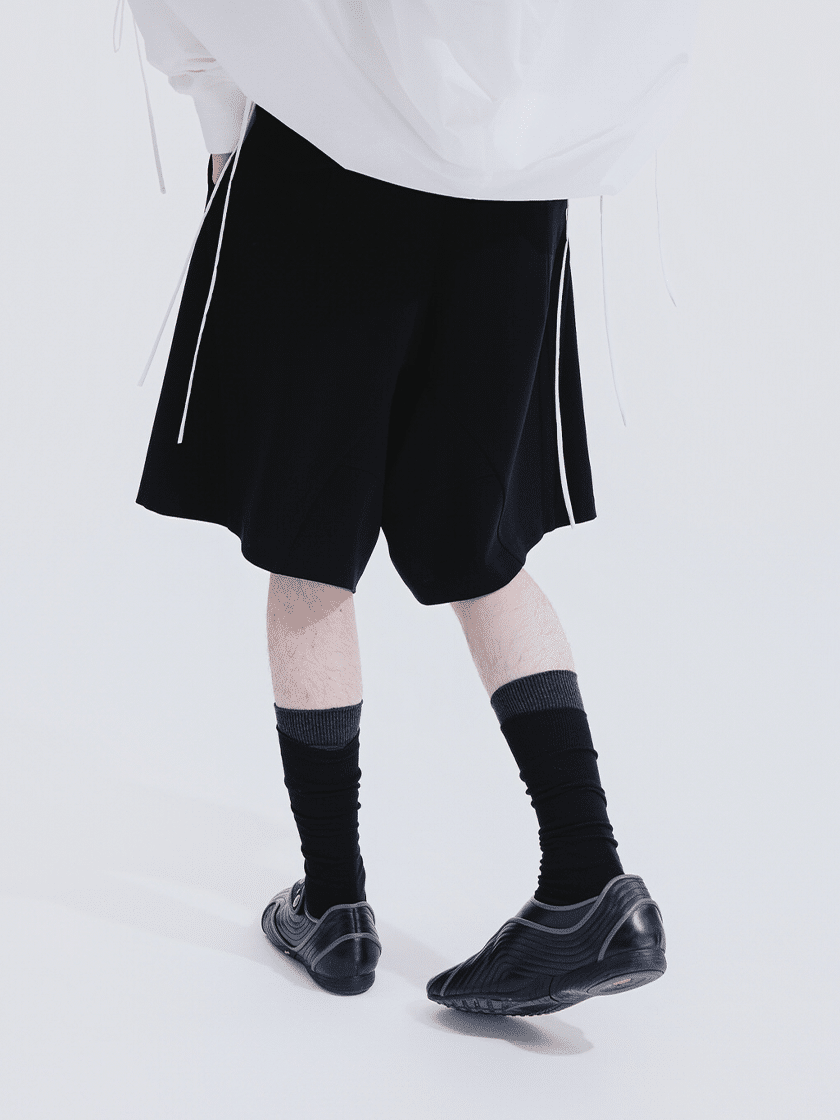 Draped Wide Shorts