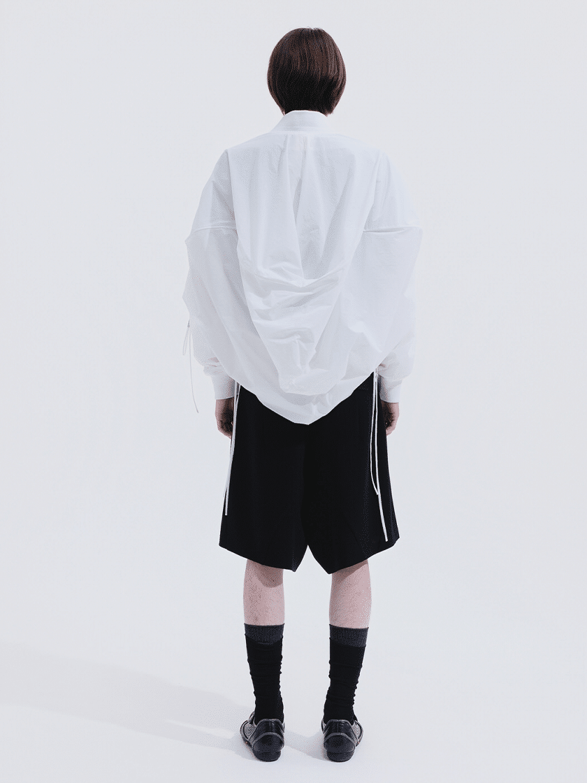 Draped Wide Shorts