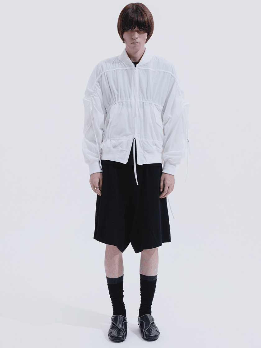 Draped Wide Shorts