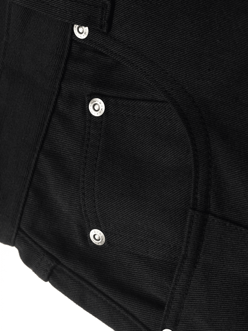 Pleated Twill Shorts
