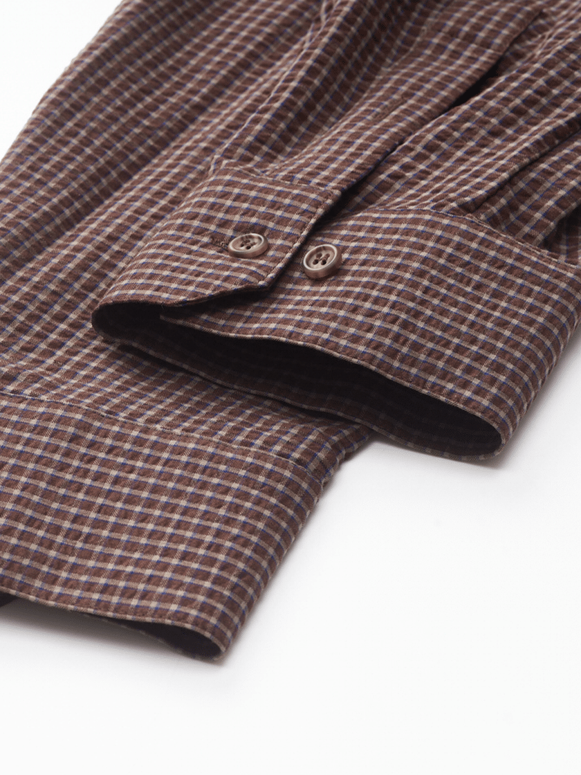 Seersucker Check Light Jacket