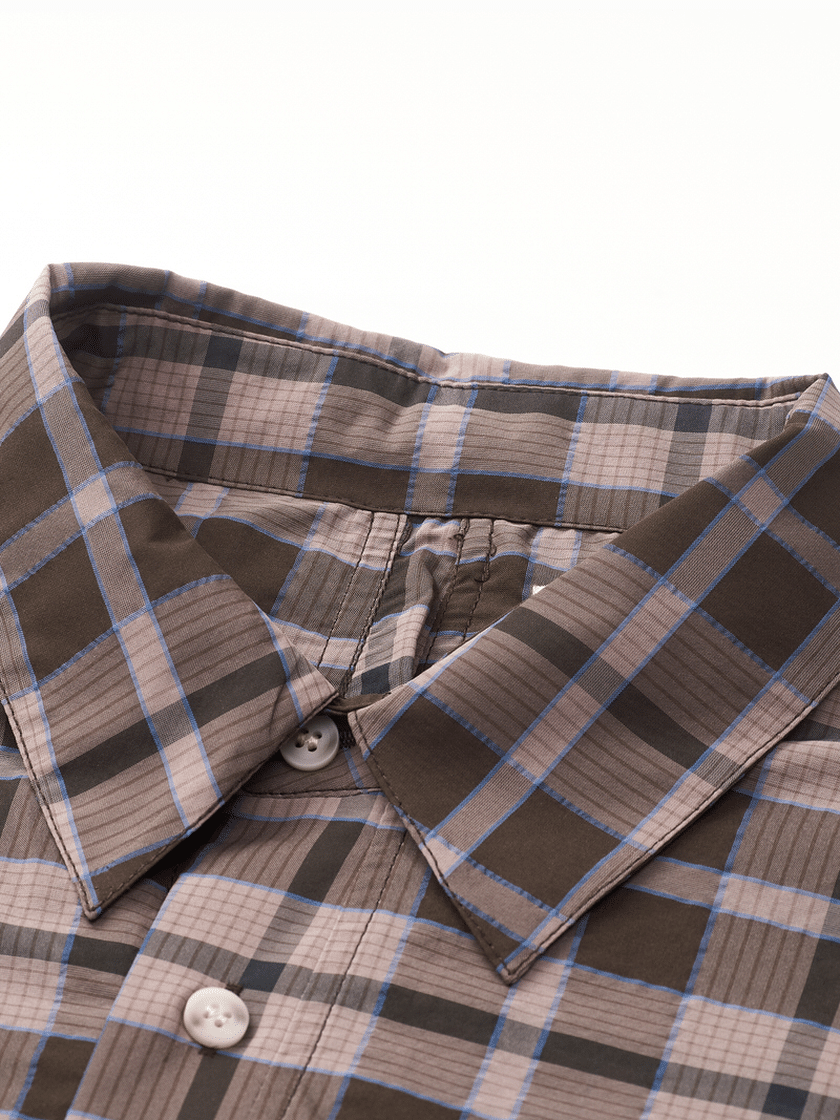 Wire Check Raglan Shirt