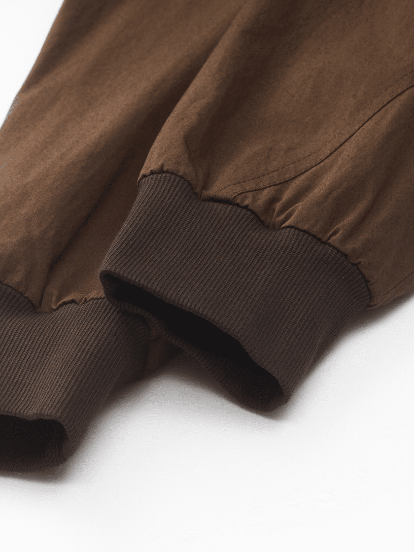 Linen-Blend Harrington Jacket