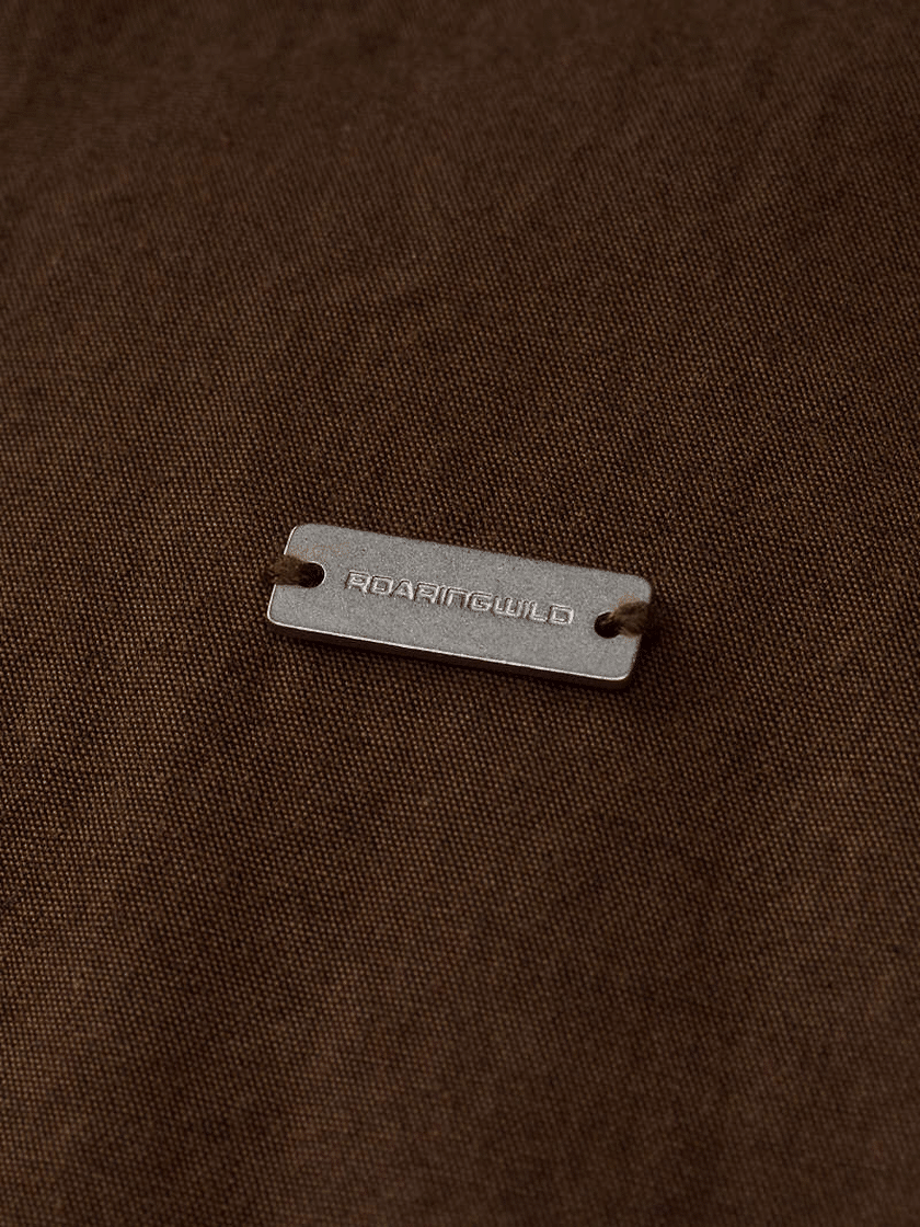 Linen-Blend Harrington Jacket