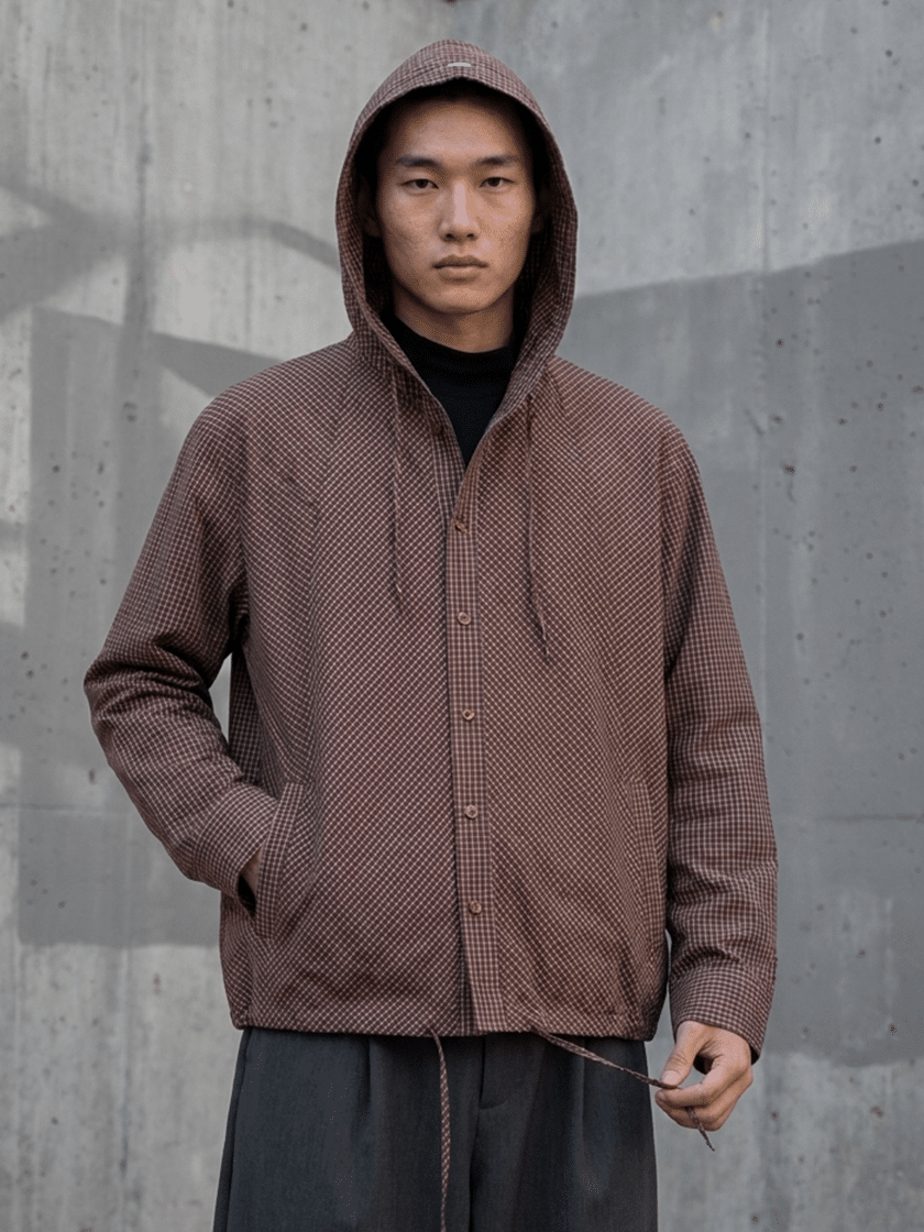 Seersucker Check Light Jacket