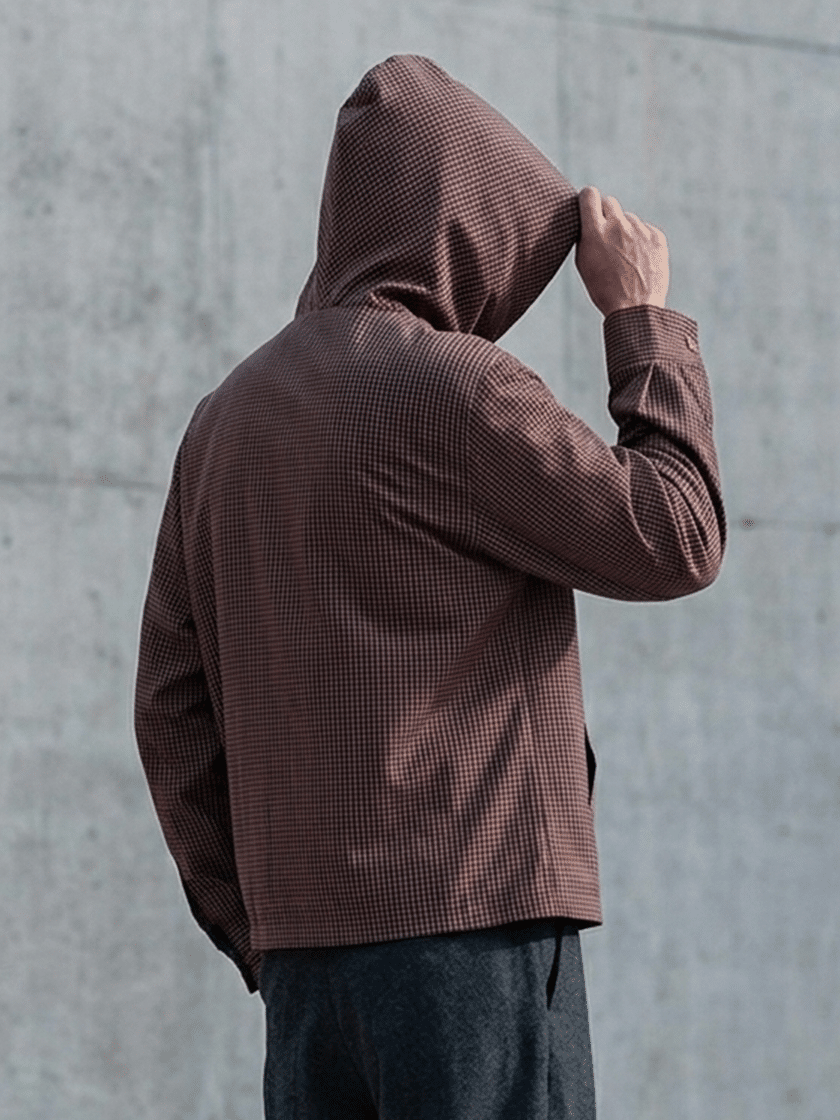 Seersucker Check Light Jacket