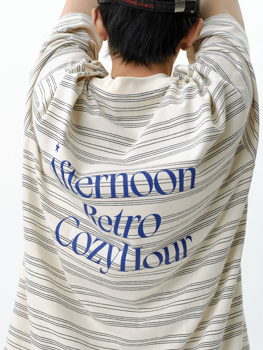 Oversized Striped Tee