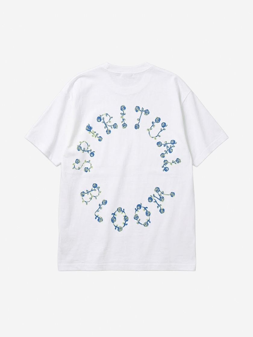 Amy Flower Crown Tee White