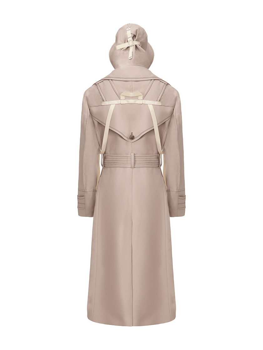 Backpack Trench Coat