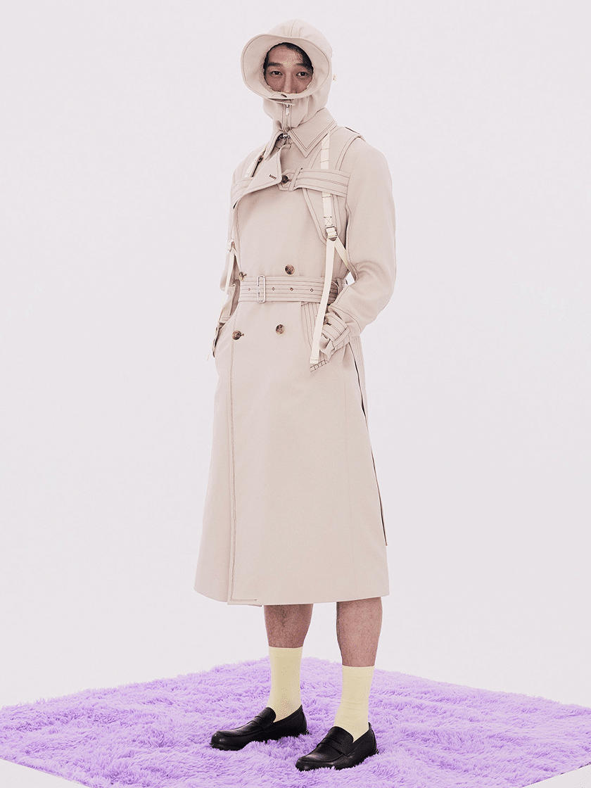 Backpack Trench Coat