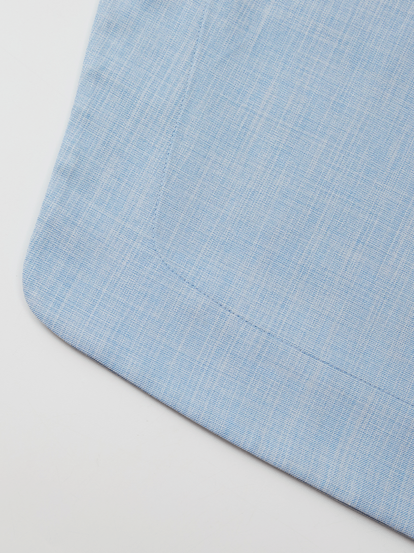 Frame Tie Shirt Light Blue