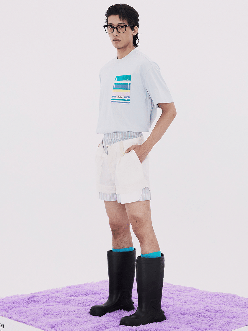 Overlay Shorts Beige