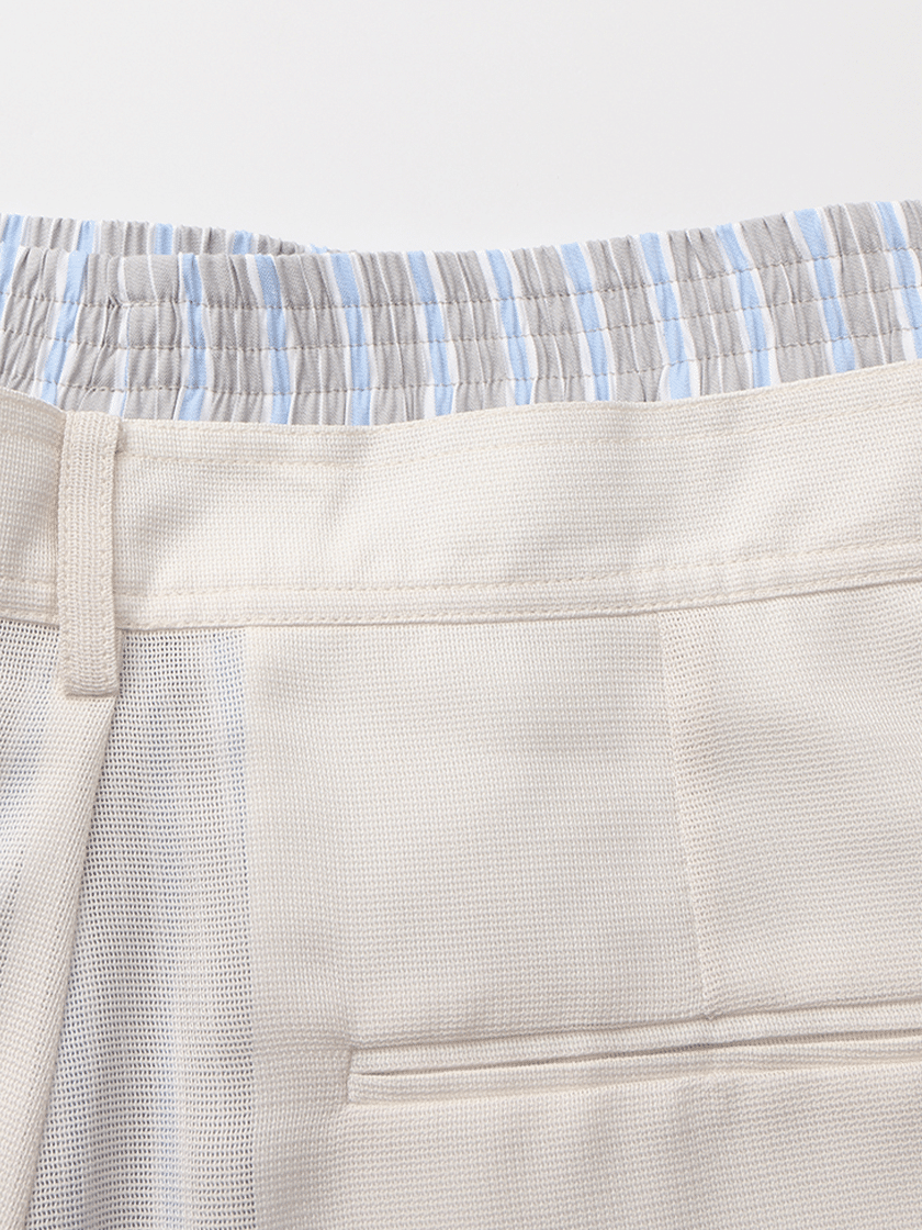 Overlay Shorts Beige