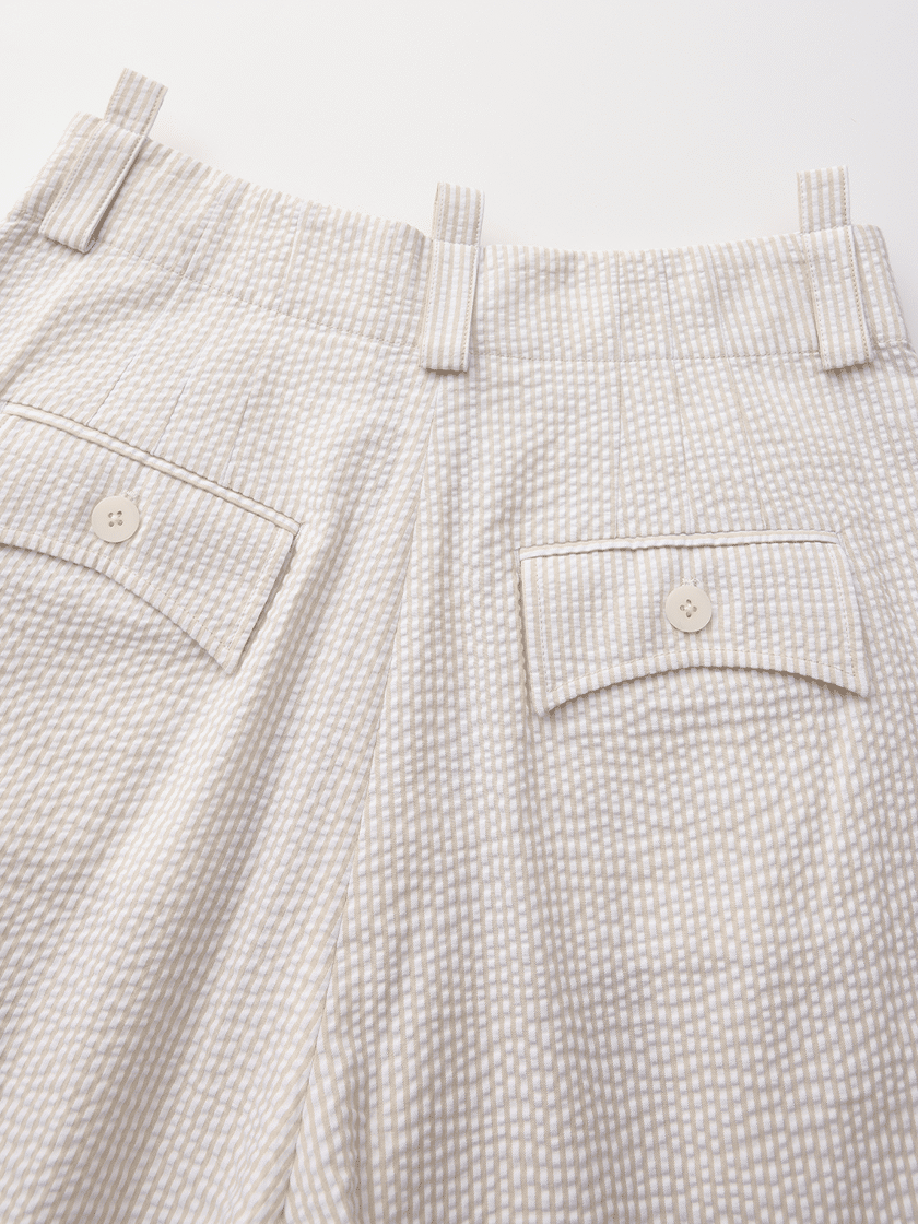Ripple Trousers Beige