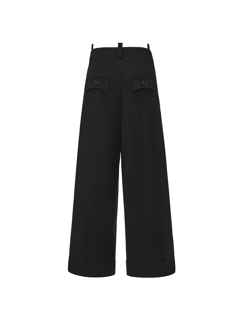 Ripple Trousers Black