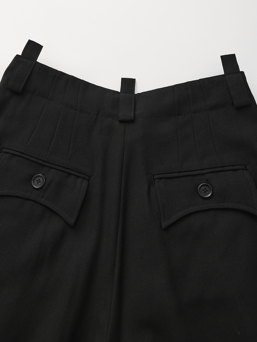 Ripple Trousers Black