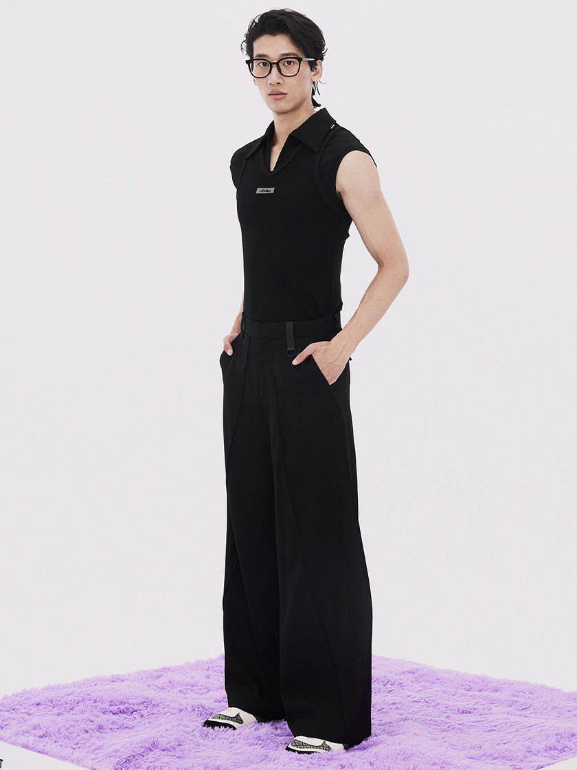 Ripple Trousers Black