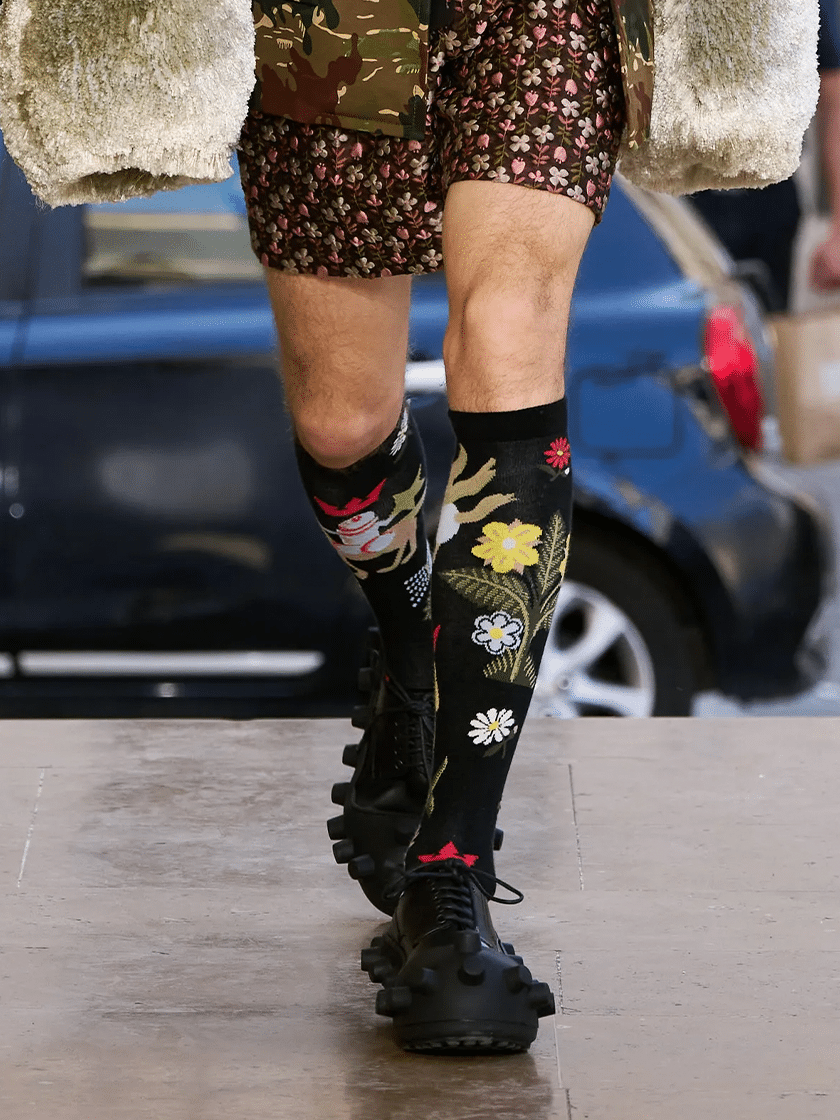 Crown Socks Black