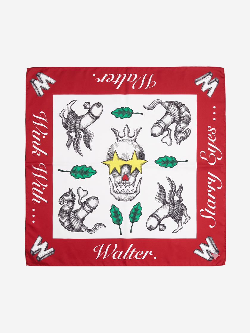 Crown Bandana Scarlet