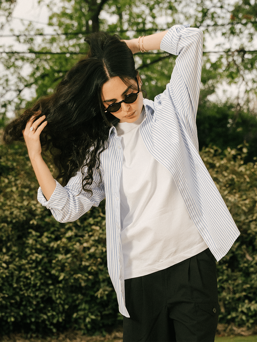 AAO Logo Shirt Striped