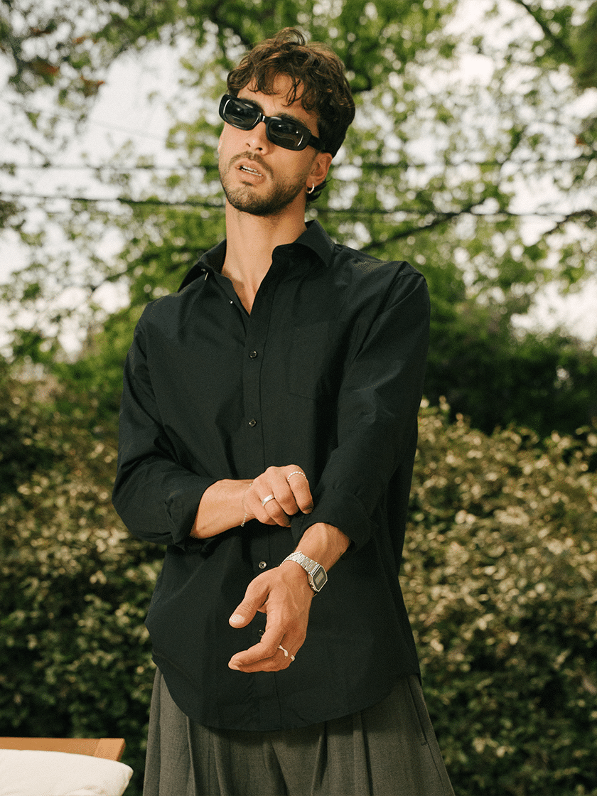 AAO Logo Shirt Black