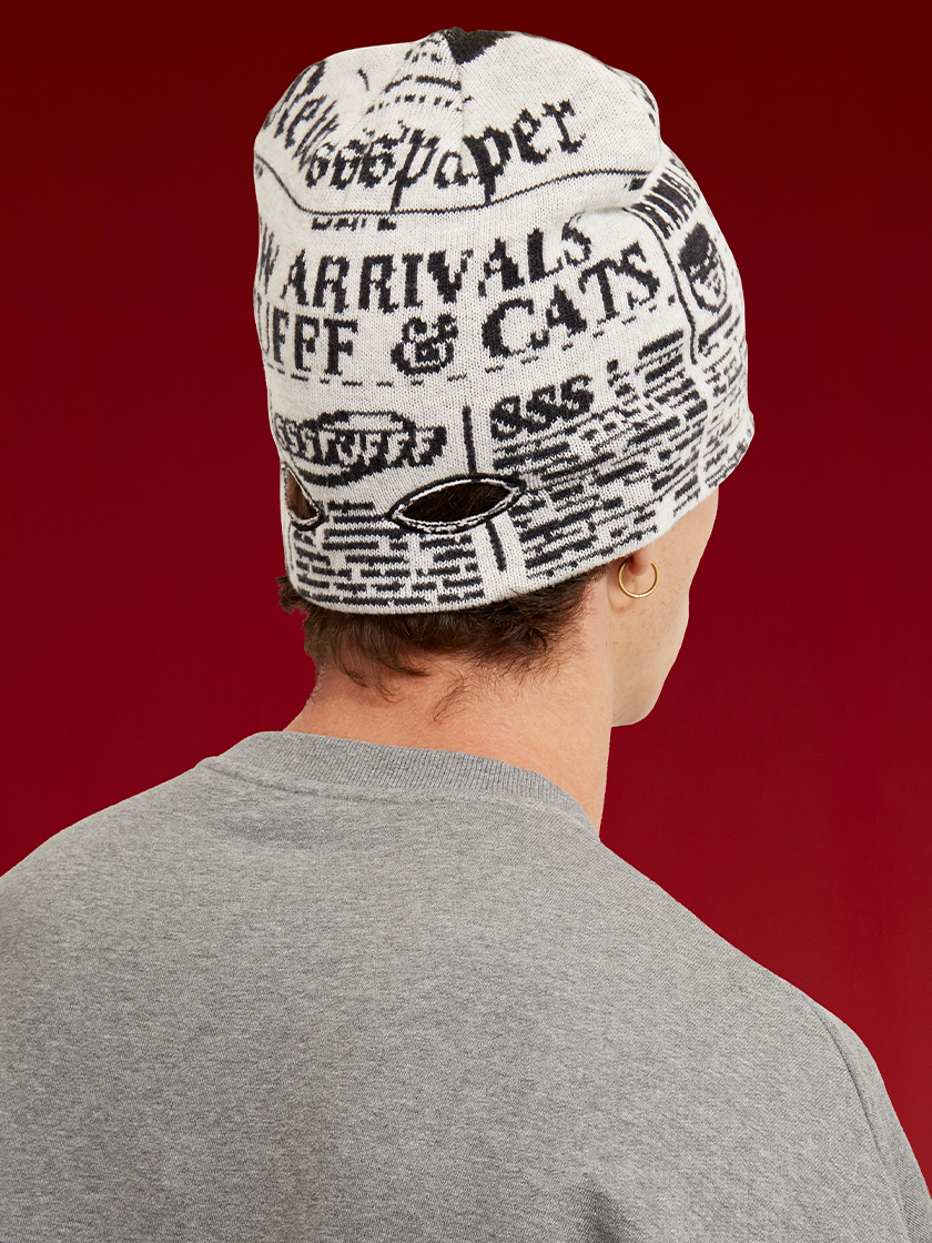 Newspaper Spy Beanie