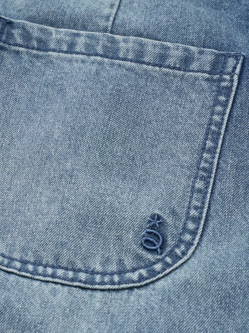 Washed Baggy Denim