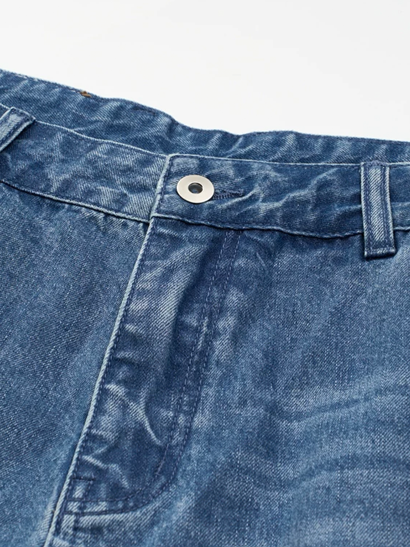 Washed Baggy Denim